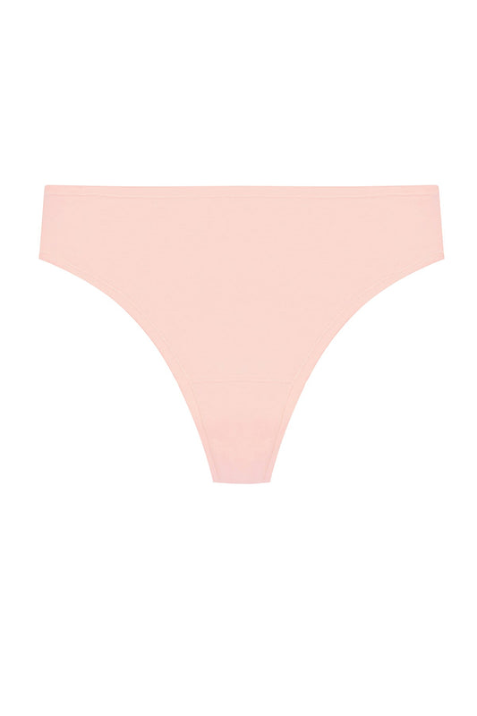 Bliss Bare Cotton Thong Seashell