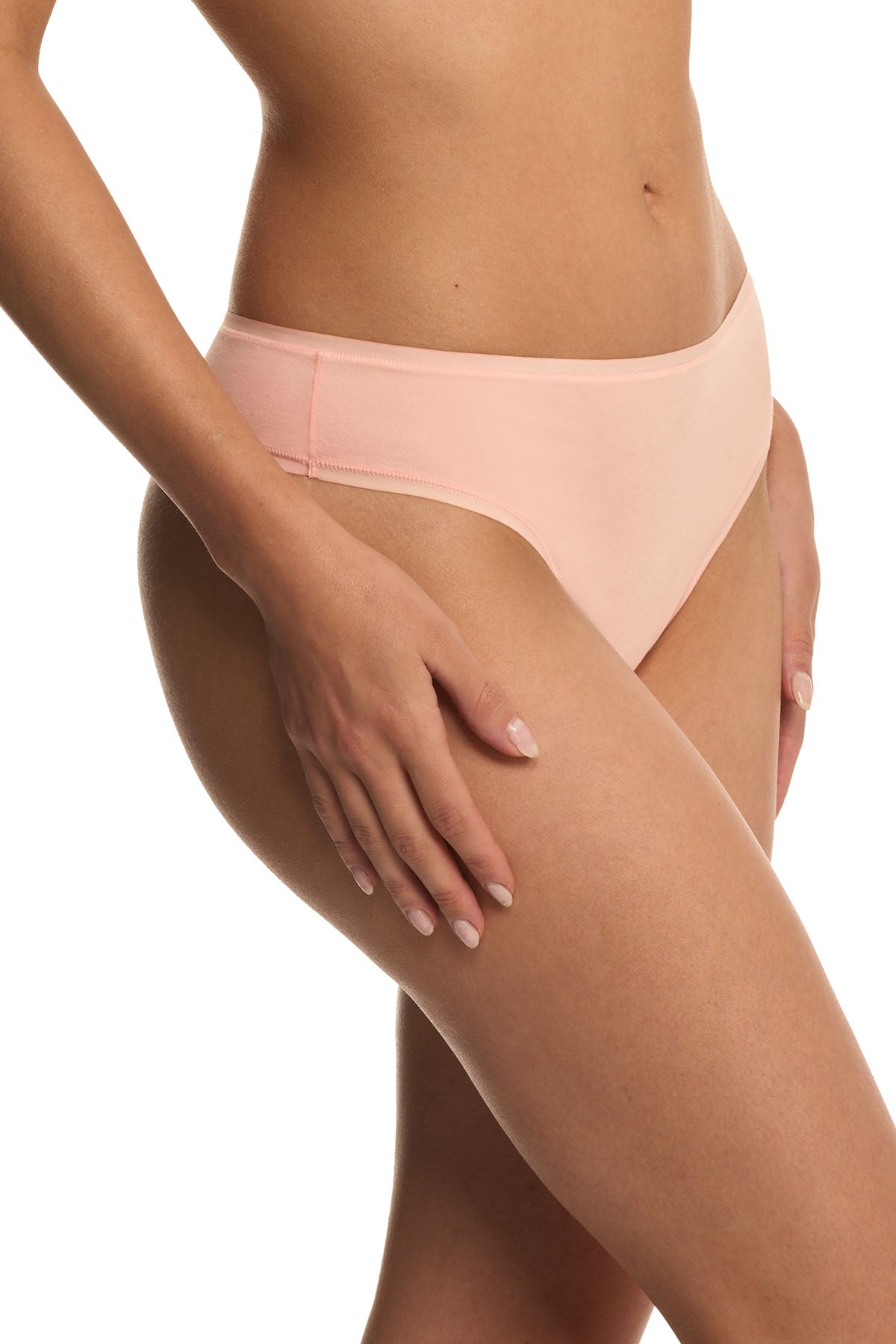 Bliss Bare Cotton Thong Seashell