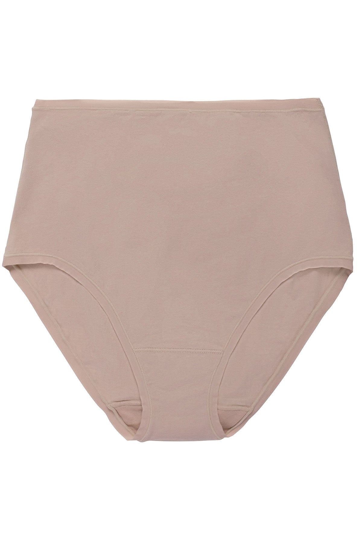 Bliss Bare Cotton High Waist Brief Café