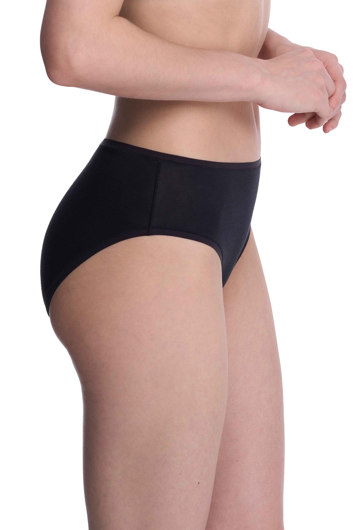 Bliss Bare Cotton Hipster Black