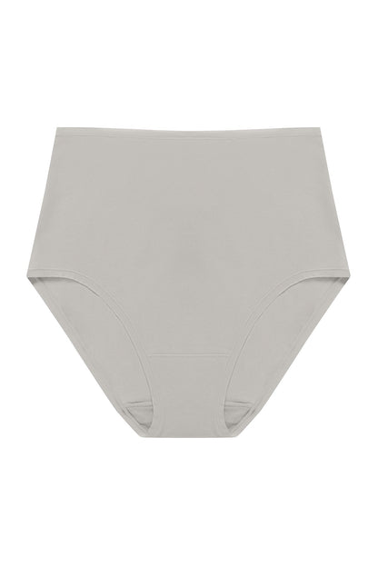 Bliss Bare Cotton High Waist Brief Smoky