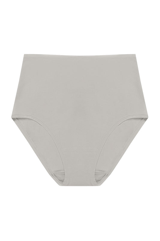 Bliss Bare Cotton High Waist Brief Smoky