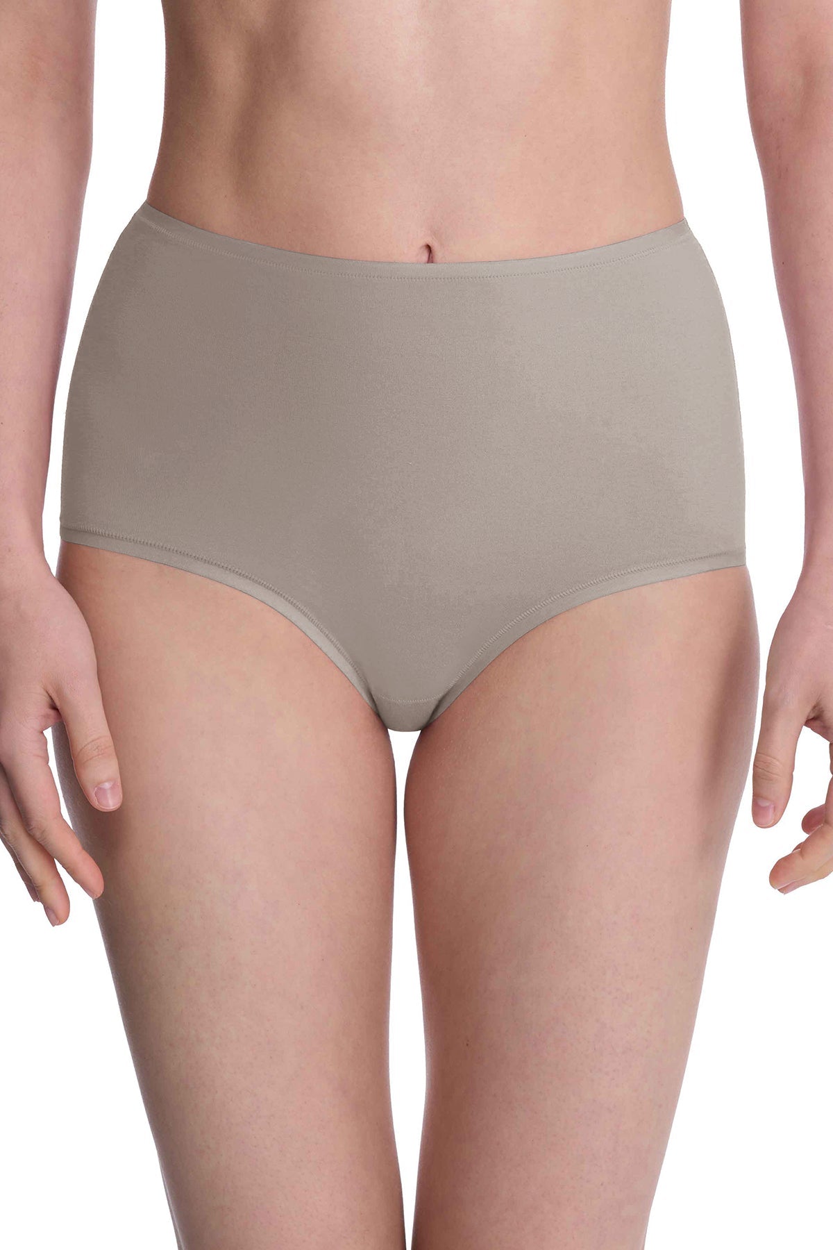 Bliss Bare Cotton High Waist Brief Smoky
