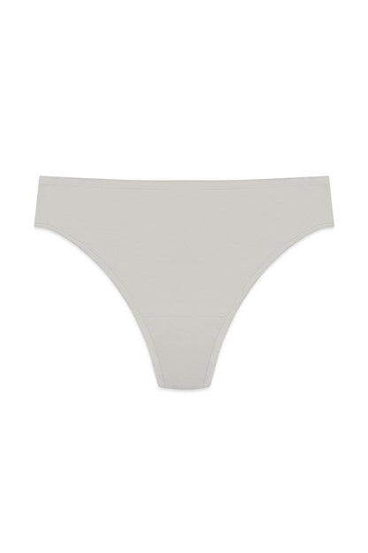 Bliss Bare Cotton Thong Smoky