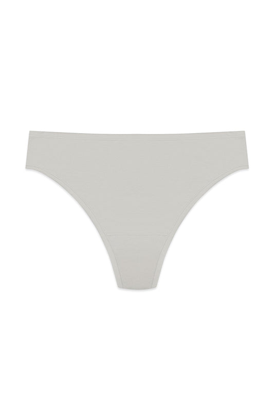 Bliss Bare Cotton Thong Smoky