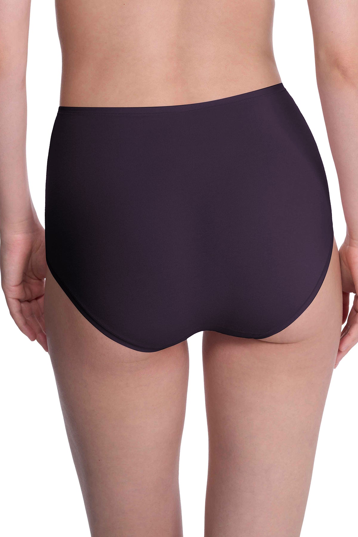 Bliss Bare Cotton High Waist Brief Purple Dusk