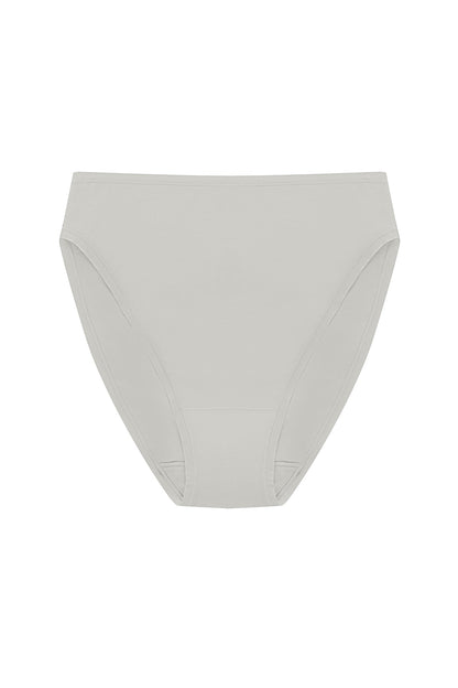 Bliss Bare Cotton High Cut Brief Smoky