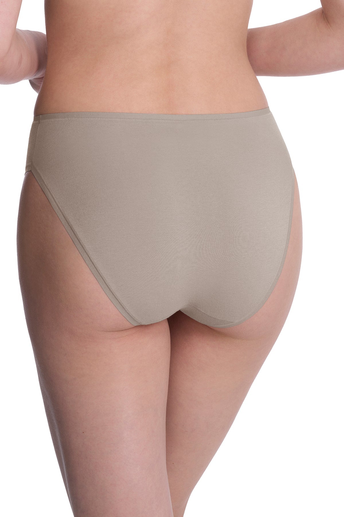 Bliss Bare Cotton High Cut Brief Smoky