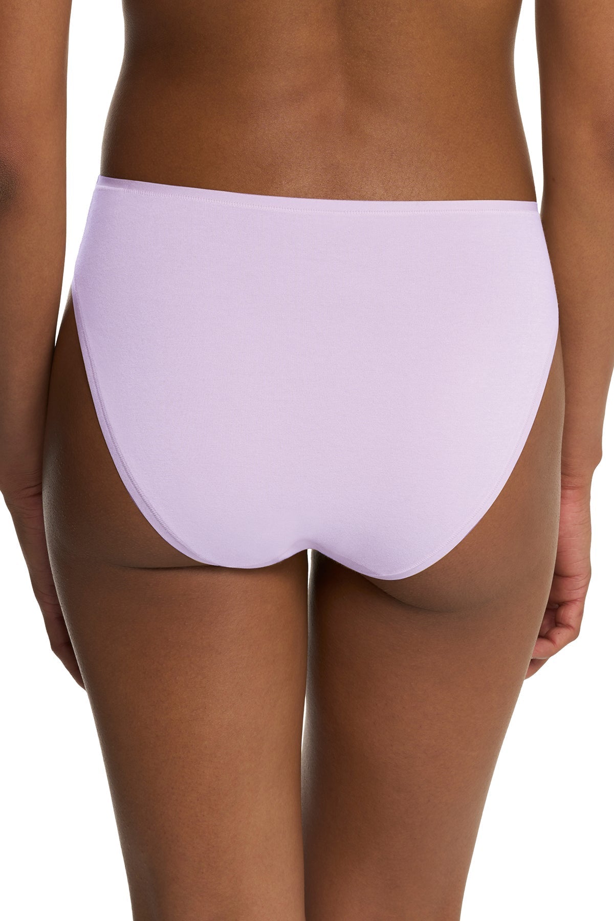 Bliss Bare Cotton High Cut Brief Pale Purple