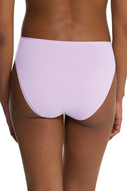 Bliss Bare Cotton High Cut Brief Pale Purple