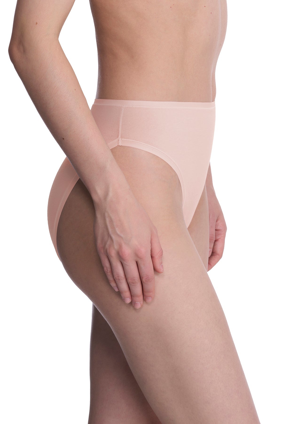 Bliss Bare Cotton High Cut Brief Potpourri