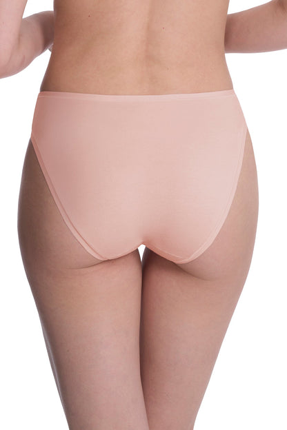 Bliss Bare Cotton High Cut Brief Potpourri