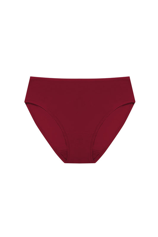 Bliss Bare Cotton Hipster Dk Red
