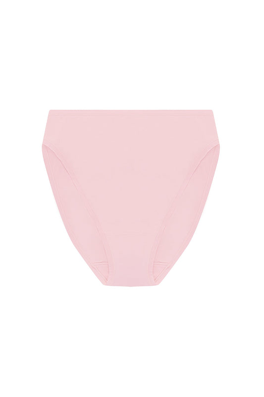 Bliss Bare Cotton High Cut Brief Perfect Pink