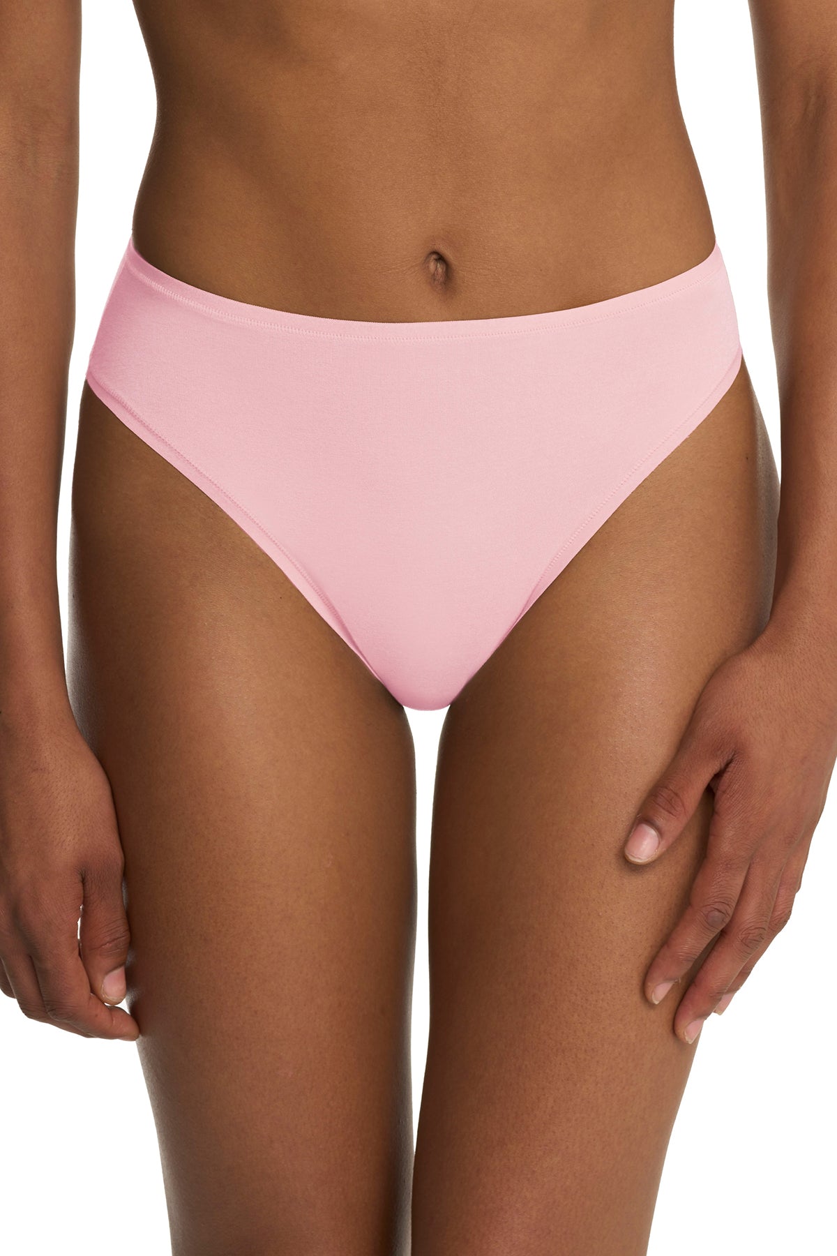 Bliss Bare Cotton High Cut Brief Perfect Pink