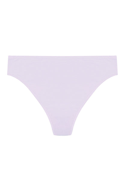 Bliss Bare Cotton Thong Pale Purple