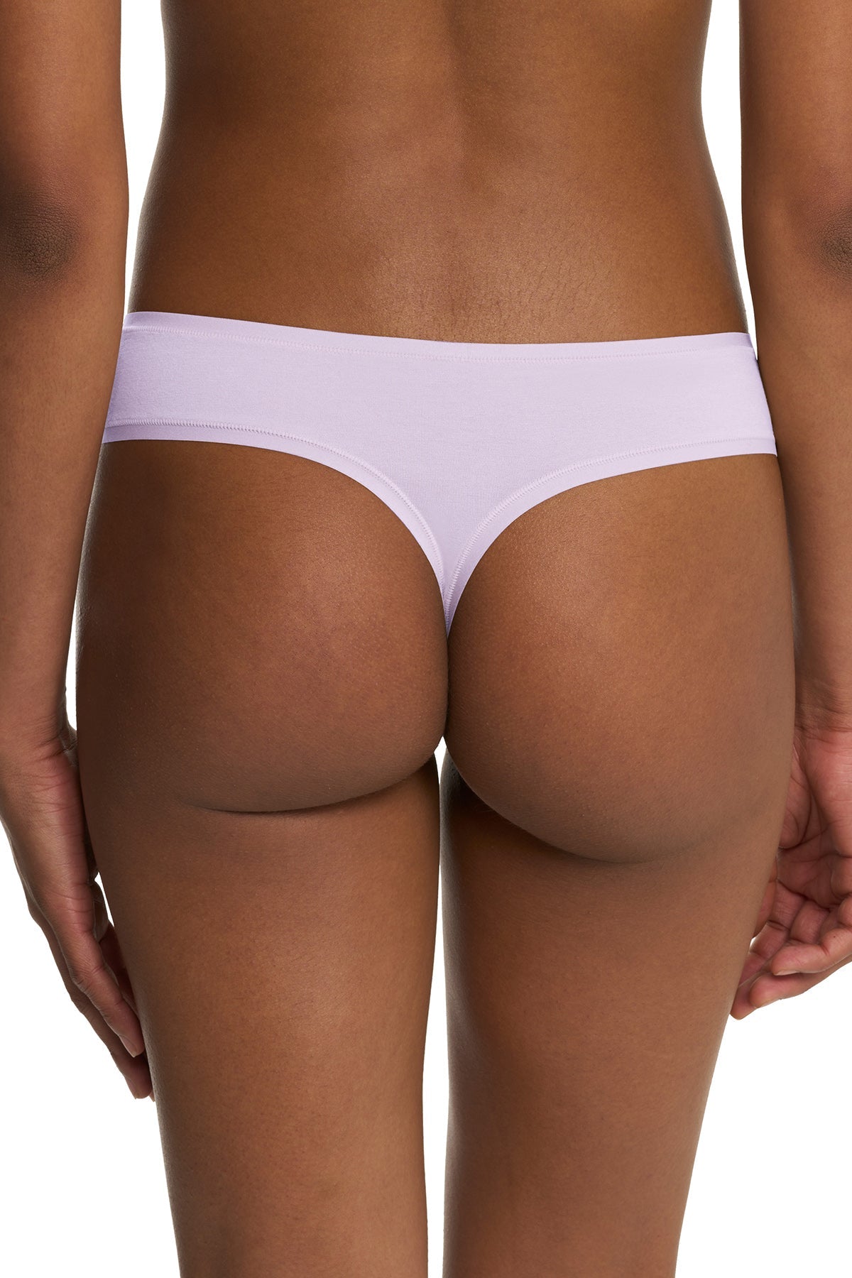 Bliss Bare Cotton Thong Pale Purple