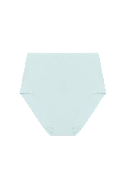 Bliss Bare Cotton High Waist Brief Cloud Green