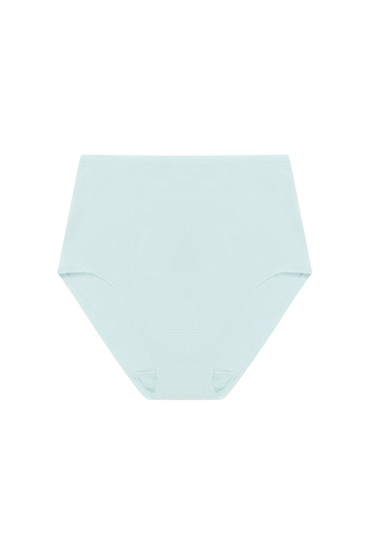 Bliss Bare Cotton High Waist Brief Cloud Green