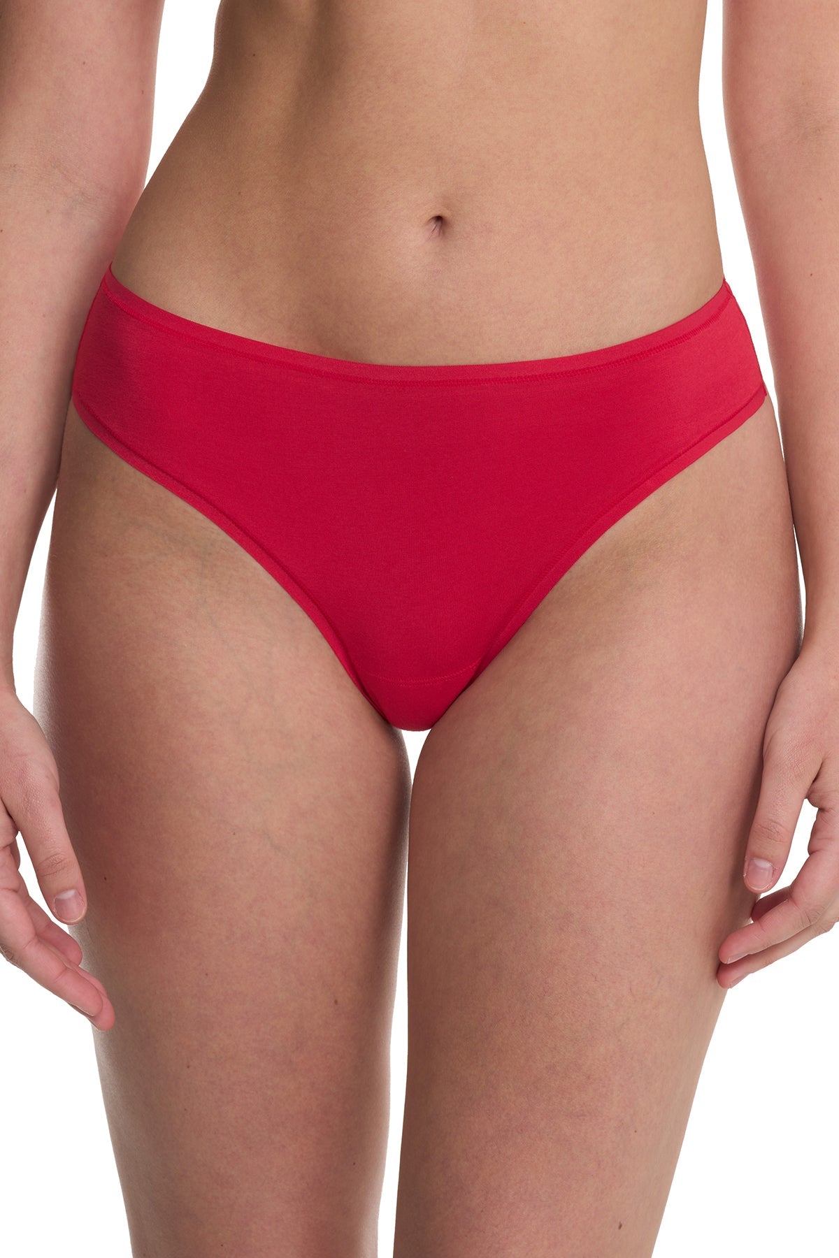 Bliss Bare Cotton Thong 3-Pack Royal Fig/Bonfire/Elm