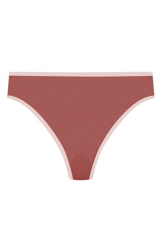 Bliss Bare Cotton Thong Nostalgia Rose/Peach Whip