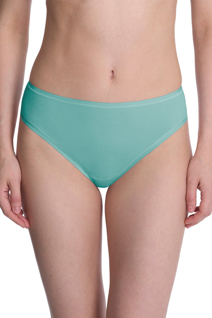 Bliss Bare Cotton Thong Bright Teal