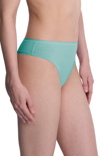 Bliss Bare Cotton Thong Bright Teal