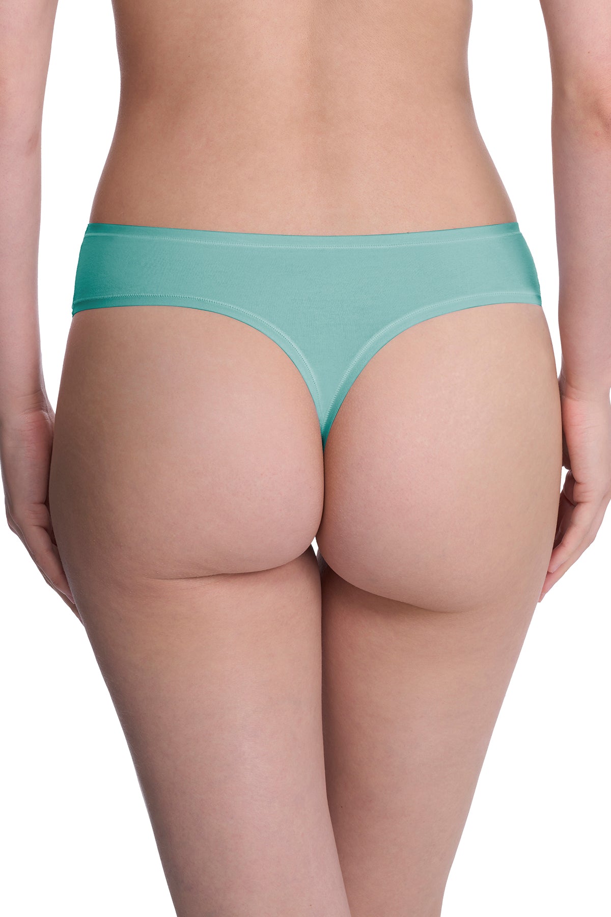 Bliss Bare Cotton Thong Bright Teal
