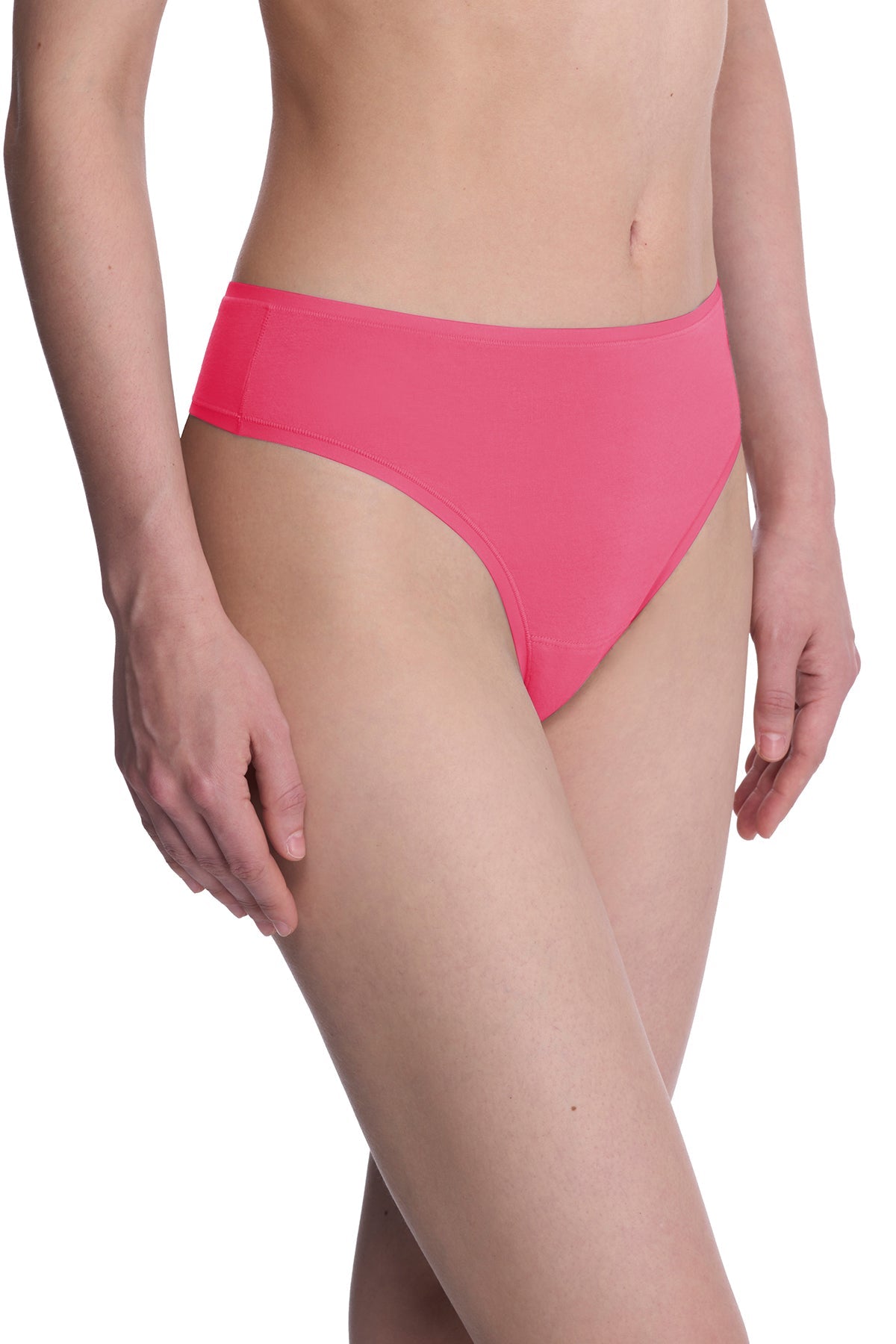 Bliss Bare Cotton Thong Fuchsia Rose