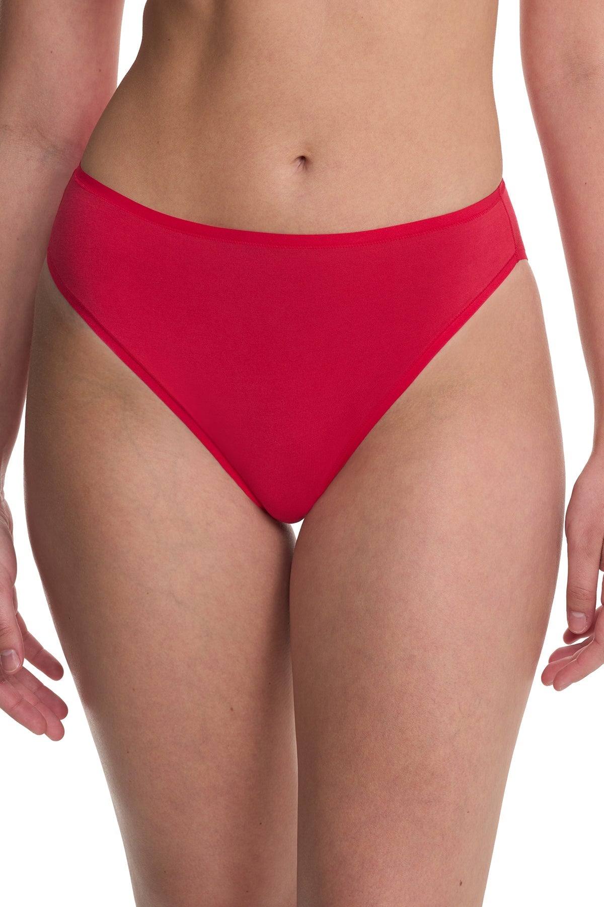Bliss Bare Cotton High Cut Brief Bonfire