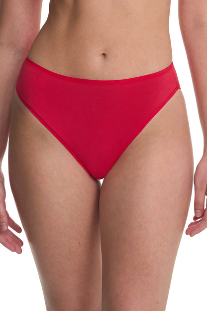Bliss Bare Cotton High Cut Brief Bonfire