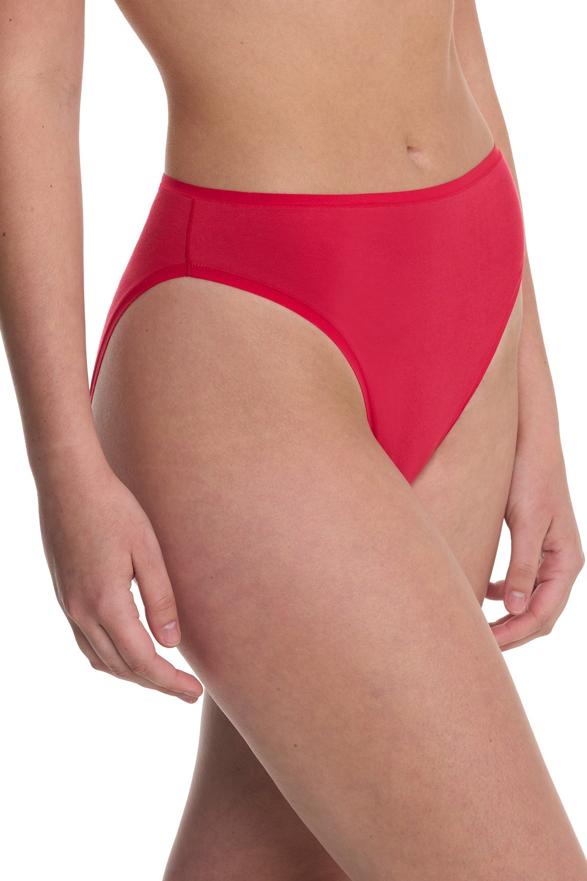 Bliss Bare Cotton High Cut Brief Bonfire
