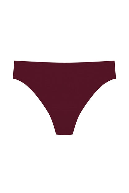 Bliss Bare Cotton Thong Royal Fig