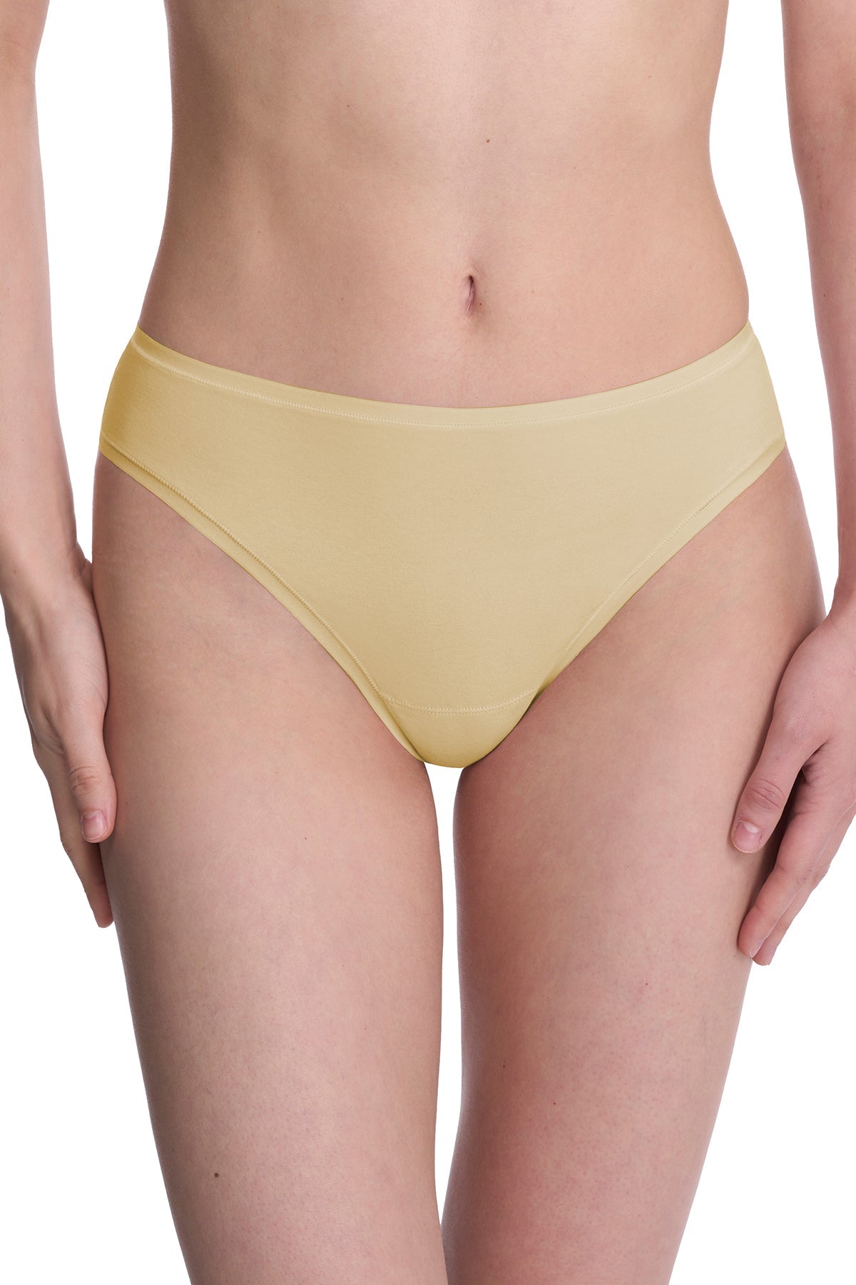 Bliss Bare Cotton Thong Sunlight