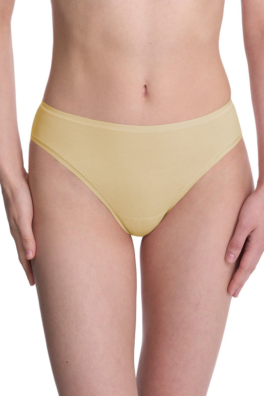 Bliss Bare Cotton Thong Sunlight