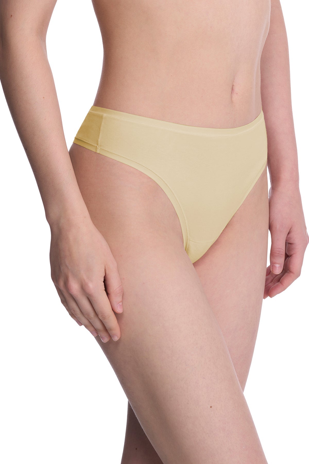 Bliss Bare Cotton Thong Sunlight