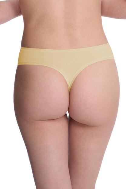 Bliss Bare Cotton Thong Sunlight