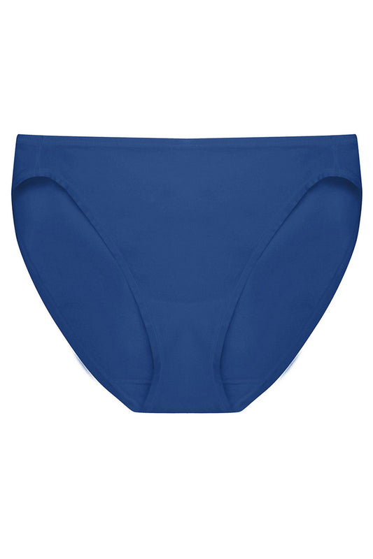 Bliss Bare Cotton Bikini Dark Cobalt