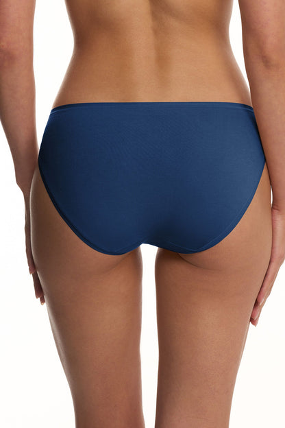 Bliss Bare Cotton Bikini 3-Pack Misty Orchid/Iced Mint/Dark Cobalt