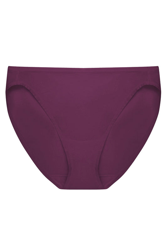 Bliss Bare Cotton Bikini Pinot Noir