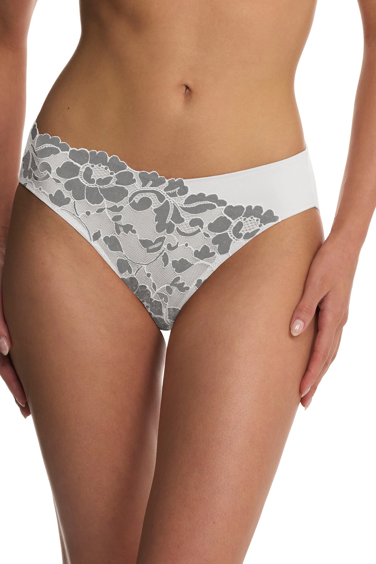 Peony Bikini Warm White/Black