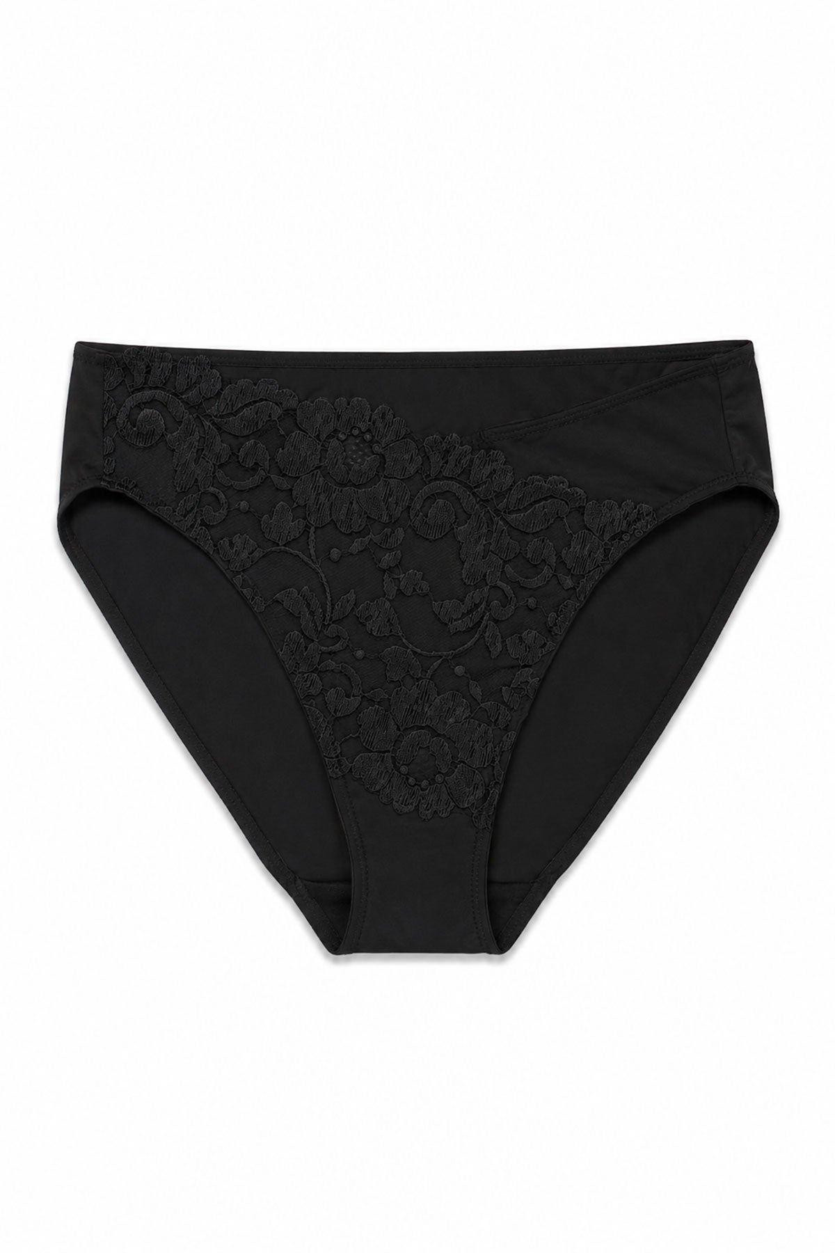 Peony Bikini Black