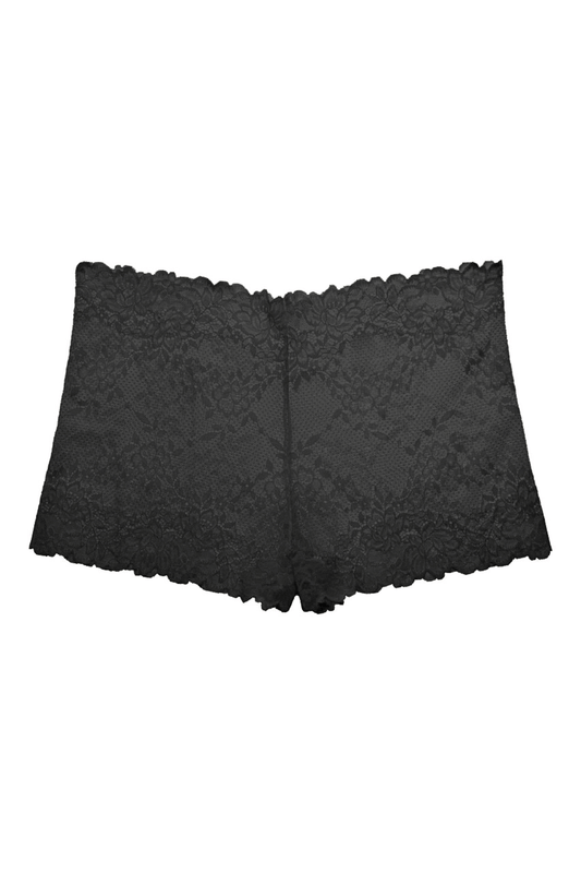 Buy Heavenly Lace Boyshort in Black Online Black