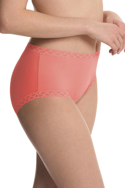Bliss Full Brief Neon Coral
