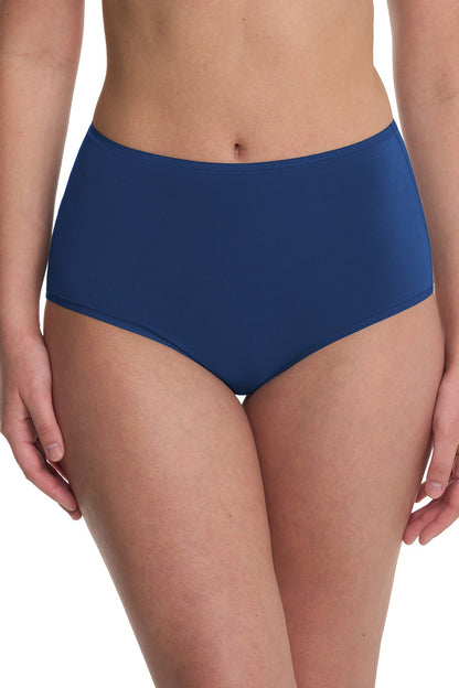 Bliss Bare Cotton High Waist Brief 3-Pack Dark Cobalt/Wild Petal/Vintage Cherry