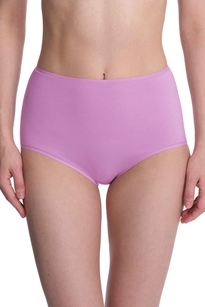 Bliss Bare Cotton High Waist Brief 3-Pack Iced Mint/Wild Petal/Misty Orchid