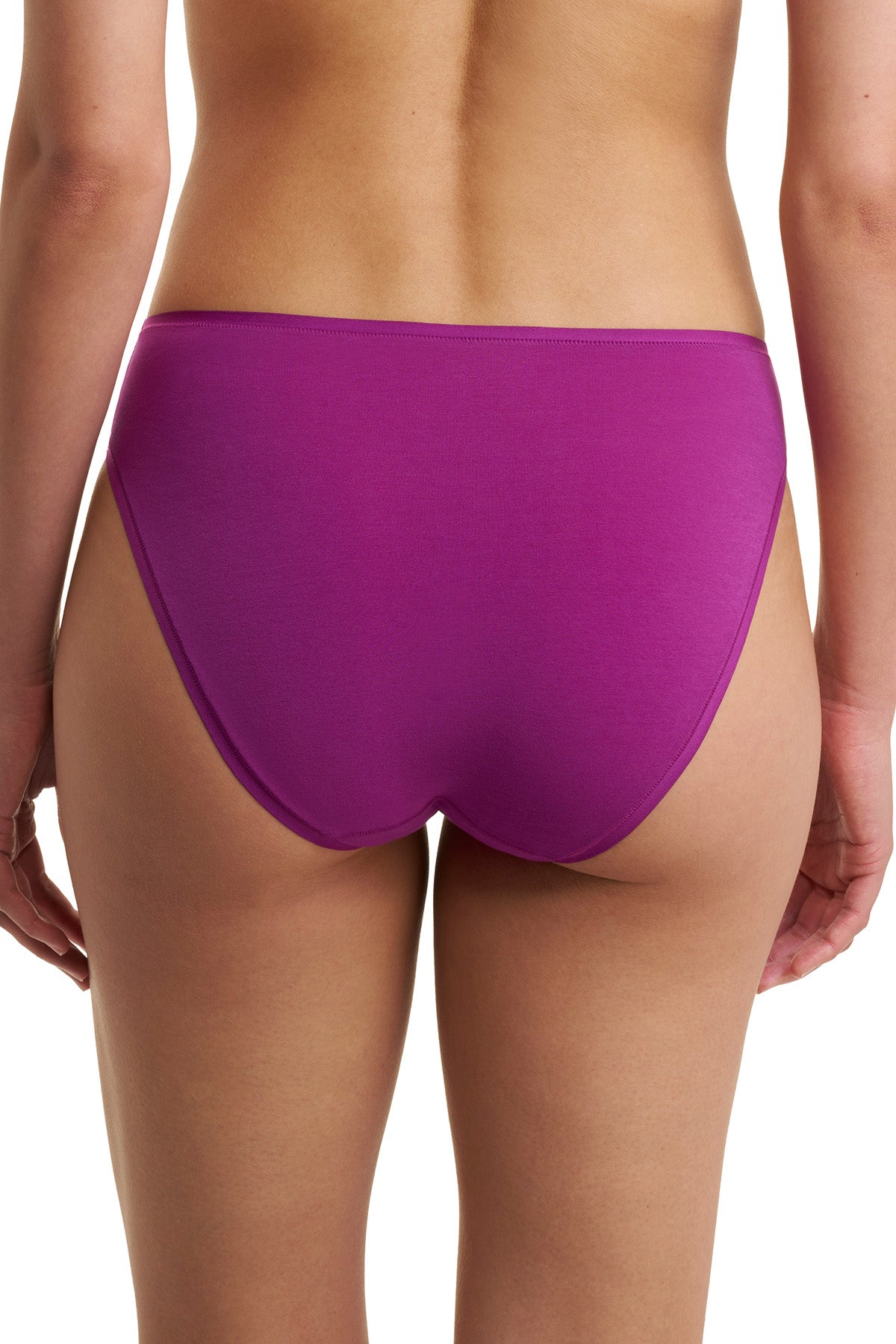 Bliss Bare Cotton High Cut Brief 3-Pack Pinot Noir/Sky Green/Mad Magenta