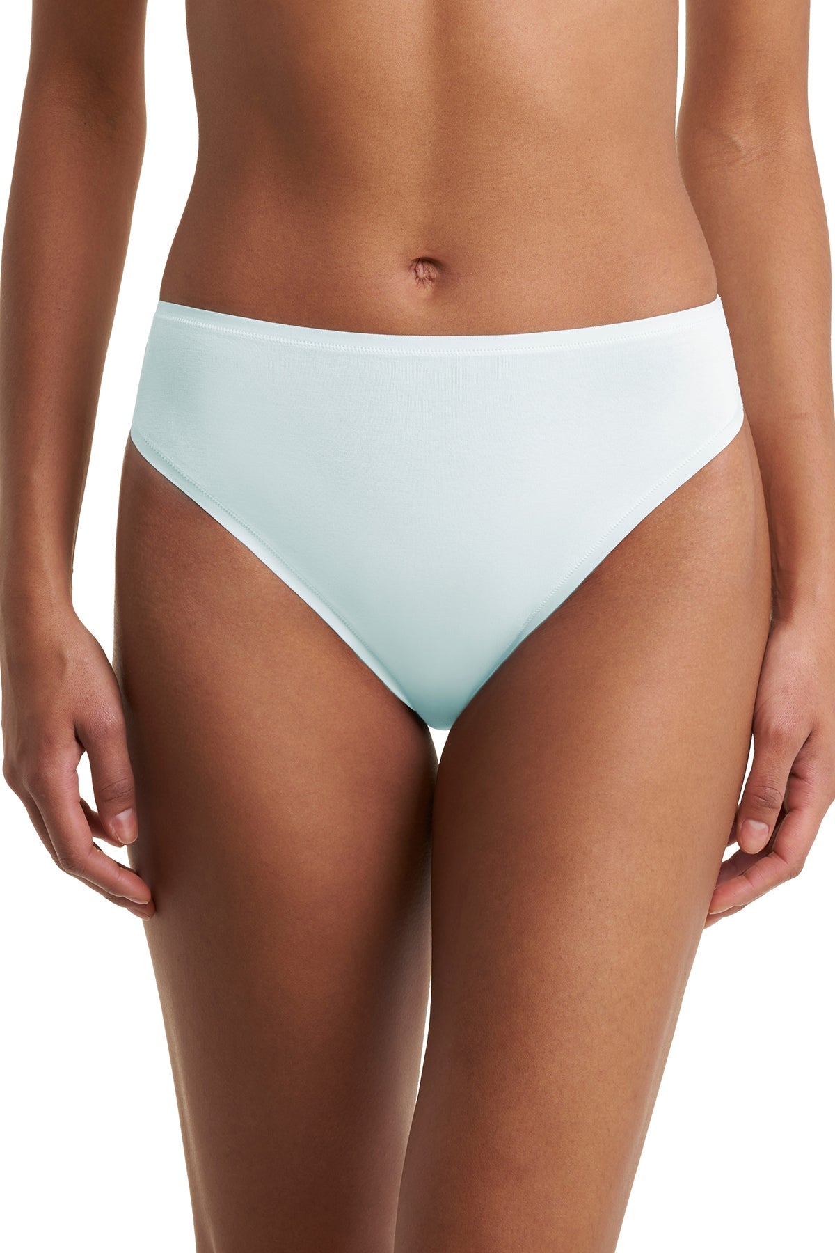 Bliss Bare Cotton High Cut Brief 3-Pack Pinot Noir/Sky Green/Mad Magenta