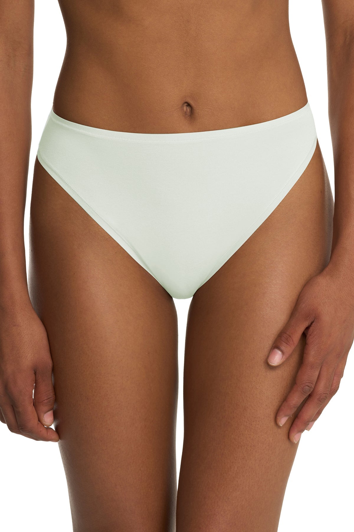 Bliss Bare Cotton High Cut Brief 3-Pack Misty Orchid/Iced Mint/Dark Cobalt
