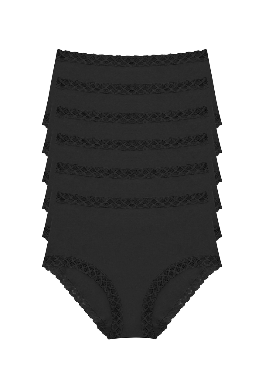 Buy Bliss Full Brief 6-Pack in Black Online Black